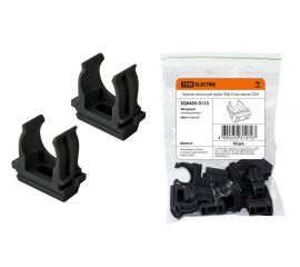 04.05.13 Аксессуары для труб из ПНД - крепеж-клипса - цвет черный