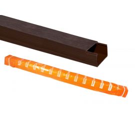 04.02.03 Кабель-каналы магистральные - «ЭКО» цвет бук/венге 3D