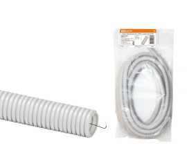 04.01.02 Трубы гофрированные из ПВХ - цвет серый, упаковка для розничных продаж