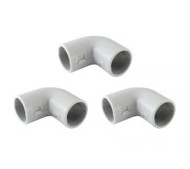 04.05.05 Аксессуары для труб из ПВХ - углы 90 соединительные разъемные