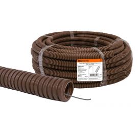 04.01.05 Трубы гофрированные из ПВХ серия «ЭКО» - цвет бук/венге упаковка для розничных продаж