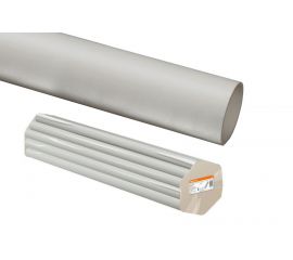 04.04.01 Трубы гладкие жесткие из ПВХ - цвет серый по 3 м.