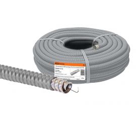 04.07.01 Металлорукав в ПВХ-изоляции РЗ-Ц-П серый с протяжкой