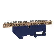 KEAZ Шина нулевая с изолятором OptiKit BB-D-N-DIN-18-6х9-синий