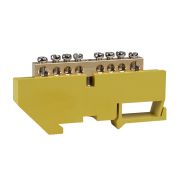 KEAZ Шина нулевая с изолятором OptiKit BB-D-PE-DIN-8-6х9-желтый