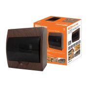 Бокс ЩРН-П-8 модулей навесной пластик IP41 «Эко» (бук) TDM