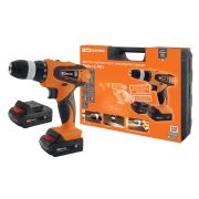 Дрель-шуруповерт акк. ДША-12-ЛК1 12 В, 1,3 А*ч Li-Ion 2 шт, 22 Нм, 0-1350 об/мин, кейс, «Гранит» TDM