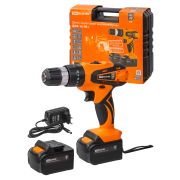 Дрель-шуруповерт акк. ДША-18-ЛК1 18 В, 2 А*ч Li-Ion 2 шт, 32 Нм, 0-1400 об/мин, кейс, «Рубин» TDM