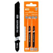 Пилки для электролобзика по металлу, HSS, 50х1,2 мм, прямой рез, T118A, 2 шт, «Рубин», TDM