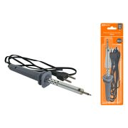 Паяльник электрический ПЭ-60  с жалом типа «конус», в комплекте подставка, 60 Вт, «Гранит» TDM