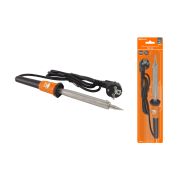 Паяльник ПЭК-105, 105 Вт, 230В, керам. ТЭН, долговечное жало с заземл., прорезин. ручка, «Алмаз» TDM