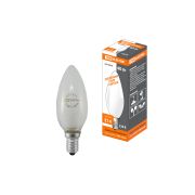 Лампа накаливания «Свеча матовая» 40 Вт-230 В-Е14 TDM
