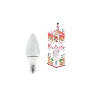 Лампа светодиодная FС37-10 Вт-230 В -3000 К–E14 Народная