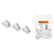 Заглушка торцевая пластиковая для шинопровода TLA-01-WH-Z, белая, TDM