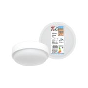 Светодиодный светильник LED ДПП 3901 8Вт 6500К IP65 белый круг 140*57 мм Народный