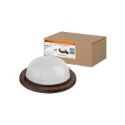 Светильник НПБ1101 венге круг 100Вт IP54 TDM