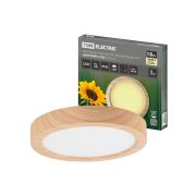 Светильник накладной светодиодный круг «Даунлайт» СПО (сосна) 18 Вт 225*32 мм 3000К TDM