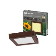 Светильник накладной светодиодный квадрат «Даунлайт» СПО (венге) 12 Вт 170*170*32 мм 3000К TDM