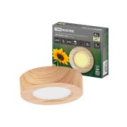 Светильник накладной светодиодный круг «Даунлайт» СПО (сосна) 6 Вт 120*32 мм 3000К TDM