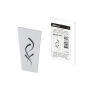 Стекло матовое с зеркальным рисунком «Параграф» (комплект 4 шт.) для светильников НБУ, НТУ, НСУ четырехгранник TDM