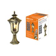 Светильник садово-парковый «Париж» 60 Вт, стойка, алюм., прозрачное/бронза, Е27, TDM