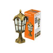 Светильник садово-парковый «Братья Гримм» 100 Вт, стойка, шагрень/бронза, Е27, TDM