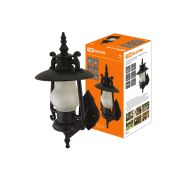 Светильник садово-парковый «Кантри» 60 Вт, вверх, матовое/черный, Е27, TDM