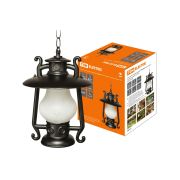 Светильник садово-парковый «Кантри» 60 Вт, подвес, матовое/черный, Е27, TDM