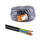Кабель ВВГнг(А)-LSLTx 5х1,5 ок(N, PE)-0,66 ГОСТ (100м) TDM