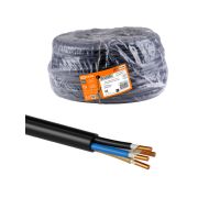 Кабель ВВГнг(А)-FRLS 4х2,5 ок(N)-0,66 ГОСТ (100м) TDM