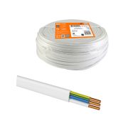 Провод ПВВП 3х1,5 ГОСТ (100м), белый TDM