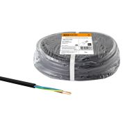 Провод ПВС 3х1,5 ГОСТ (5м), черный TDM