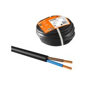 Провод ПВС 2х4 ГОСТ (10м), черный TDM