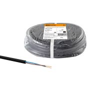 Провод ПВС 2х0,75 ГОСТ (20м), черный TDM