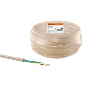 Провод ПВС 3х0,75 ГОСТ (50м), бежевый «ЭКО» TDM