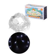 Гирлянда светодиодная «Бахрома» 1,9х0,5 м, 68LED, белый, 8 режимов, 250 В, IP20, TDM