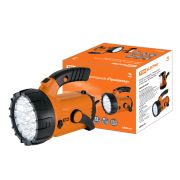 Фонарь светодиод. «Прожектор», аккум. 23+18 LED, поворот. ручка и подставка, 28 лм/Вт, TDM