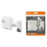 Звонок проводной на батарейках ЗПБ-11/1-25М (25 мелодий, кнопка IP30, 2х1,5В АА) TDM