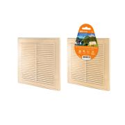 Решетка разъемная с москитной сеткой, 150х150 «ЭКО» (беж.) TDM