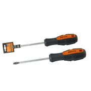 Отвертка шлицевая двухкомпонентная, CR-V тип SL5.0x100, серия «Алмаз» TDM