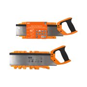 Набор: Пила обушковая по дереву/пластику 350 мм и стусло, закаленные зубья,  «Алмаз» TDM