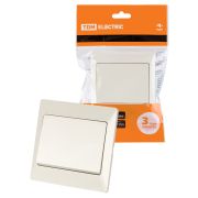 Выключатель 1 кл. 10А сл. кость «Ильмень»   TDM