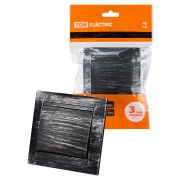 Кнопка звонковая 6А старинное серебро «Лама» TDM