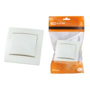 Выключатель 1 кл. 10А (основание керамика) белый «Таймыр» TDM