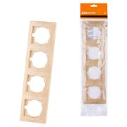 Рамка 4-х постовая вертикальная сосна «Лама» TDM