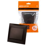 Выключатель 1 кл. 10А шоколад «Лама» TDM