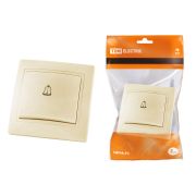 Кнопка звонковая 6А (основание керамика) сл. кость «Таймыр» TDM