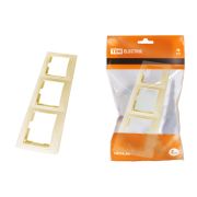 Рамка 3-х постовая горизонтальная сл. кость «Таймыр» TDM