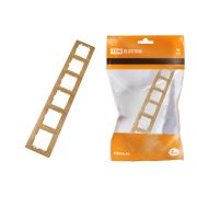 Рамка 6 постовая горизонтальная «ЭКО» (сосна) «Таймыр» TDM