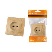 Розетка 2П 10А 250В «ЭКО» (сосна) «Таймыр» TDM